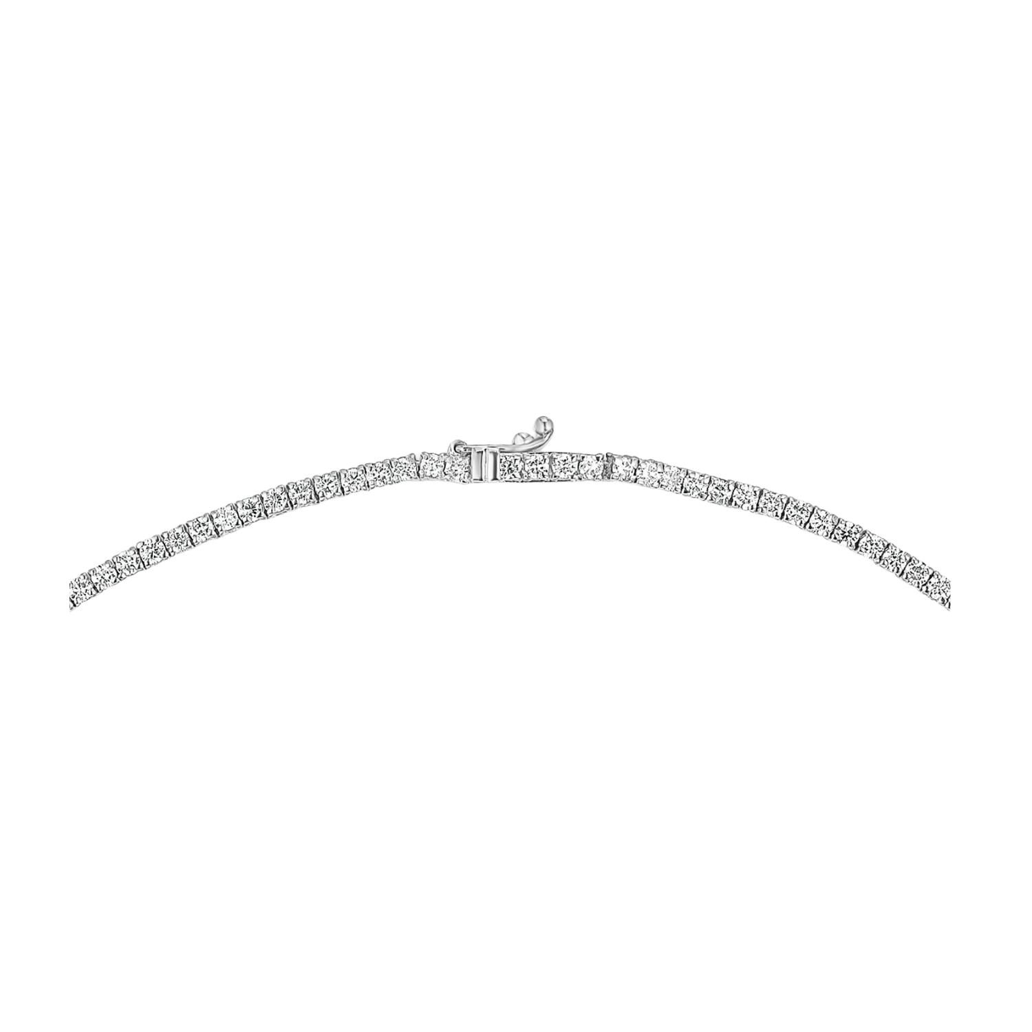 1MM Diamond Tennis Chain | White Gold - Superior Stirling