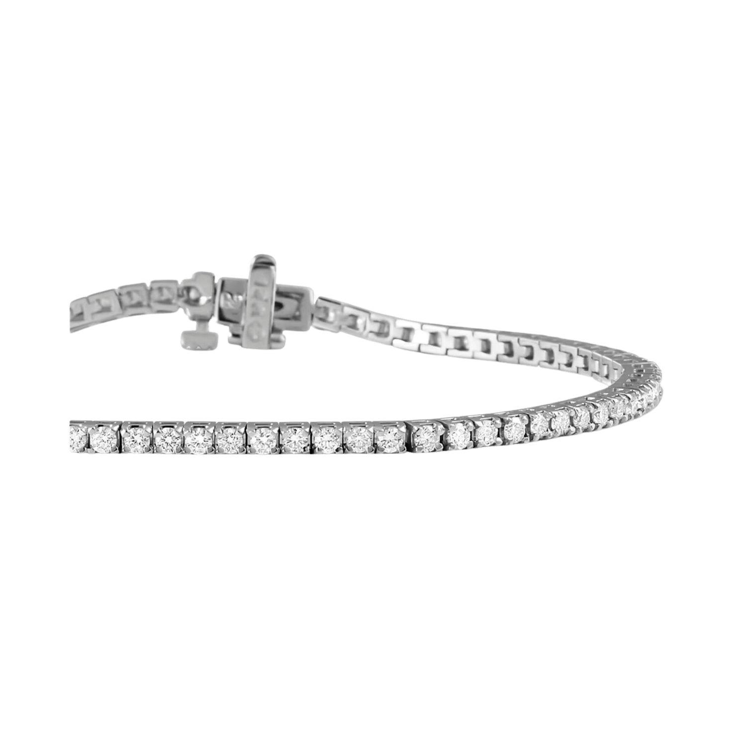 1MM Tennis Bracelet | White Gold - Superior Stirling
