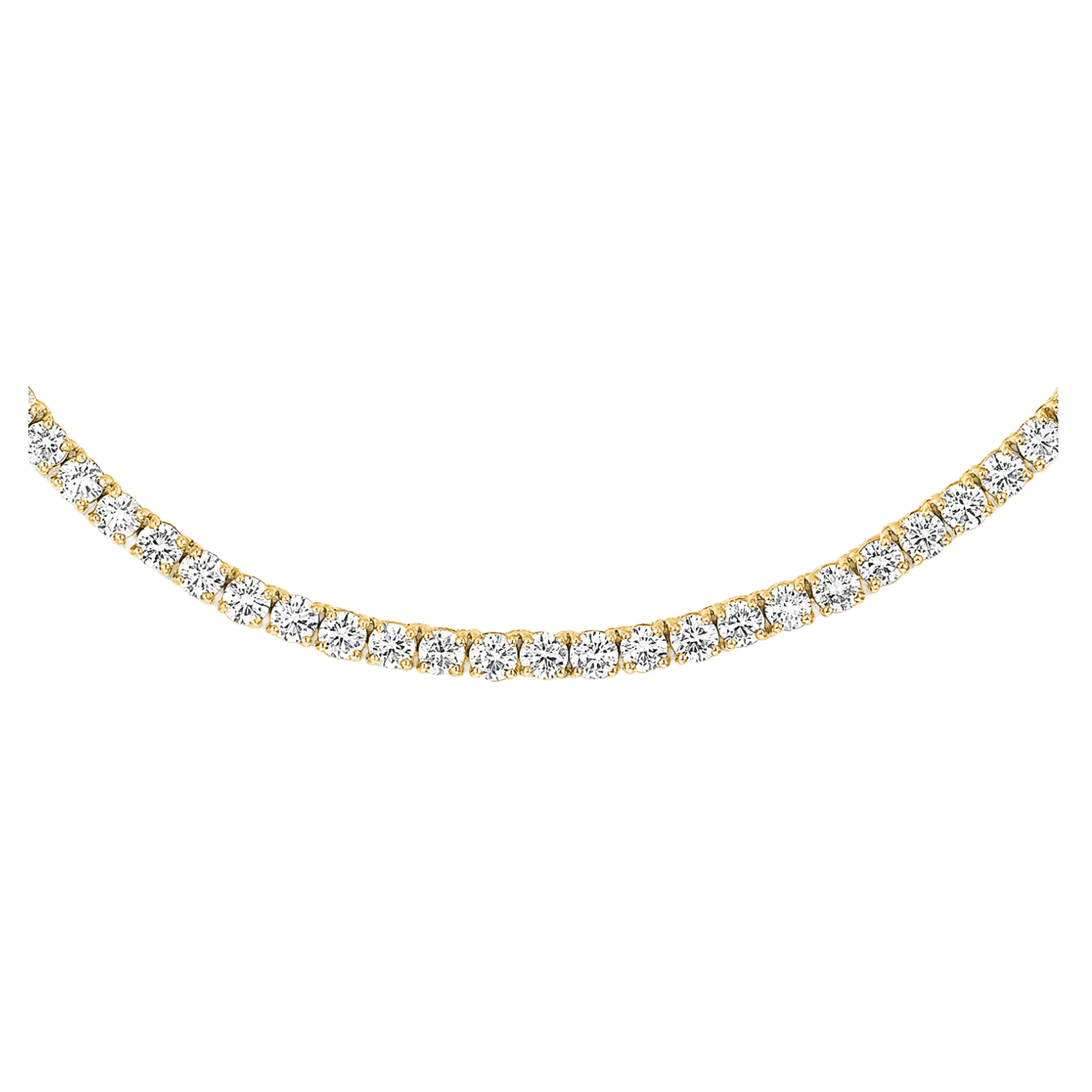 5MM Diamond Tennis Chain | Yellow Gold - Superior Stirling