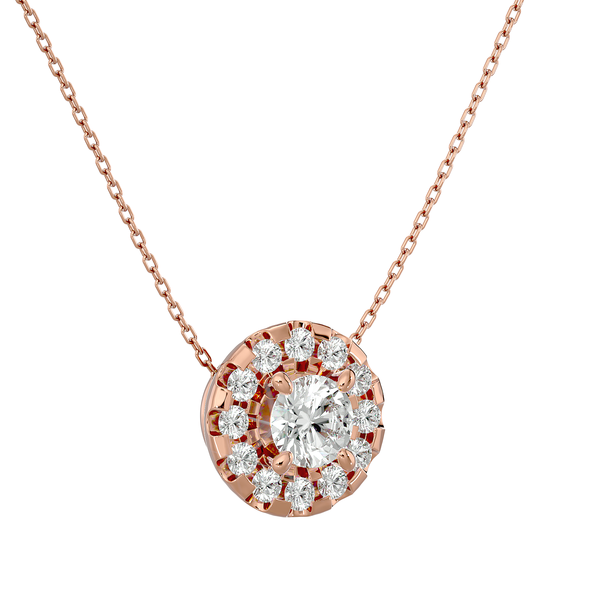 Montrose - Diamond Pendant - Rose Gold