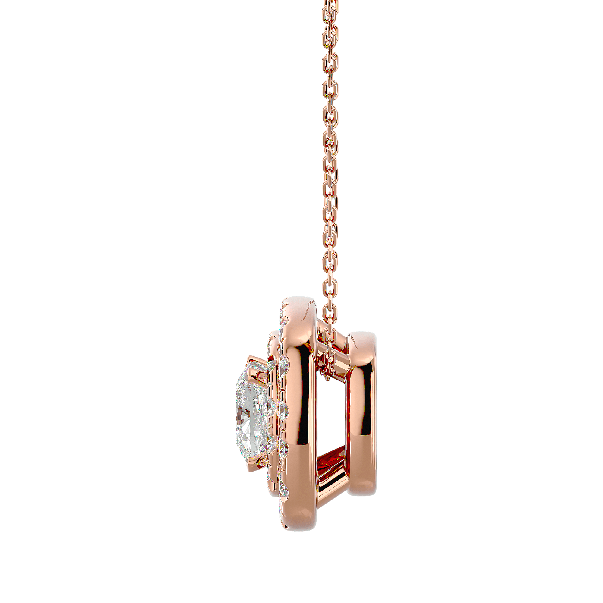 Artel - Diamond Pendant - Rose Gold - Superior Stirling