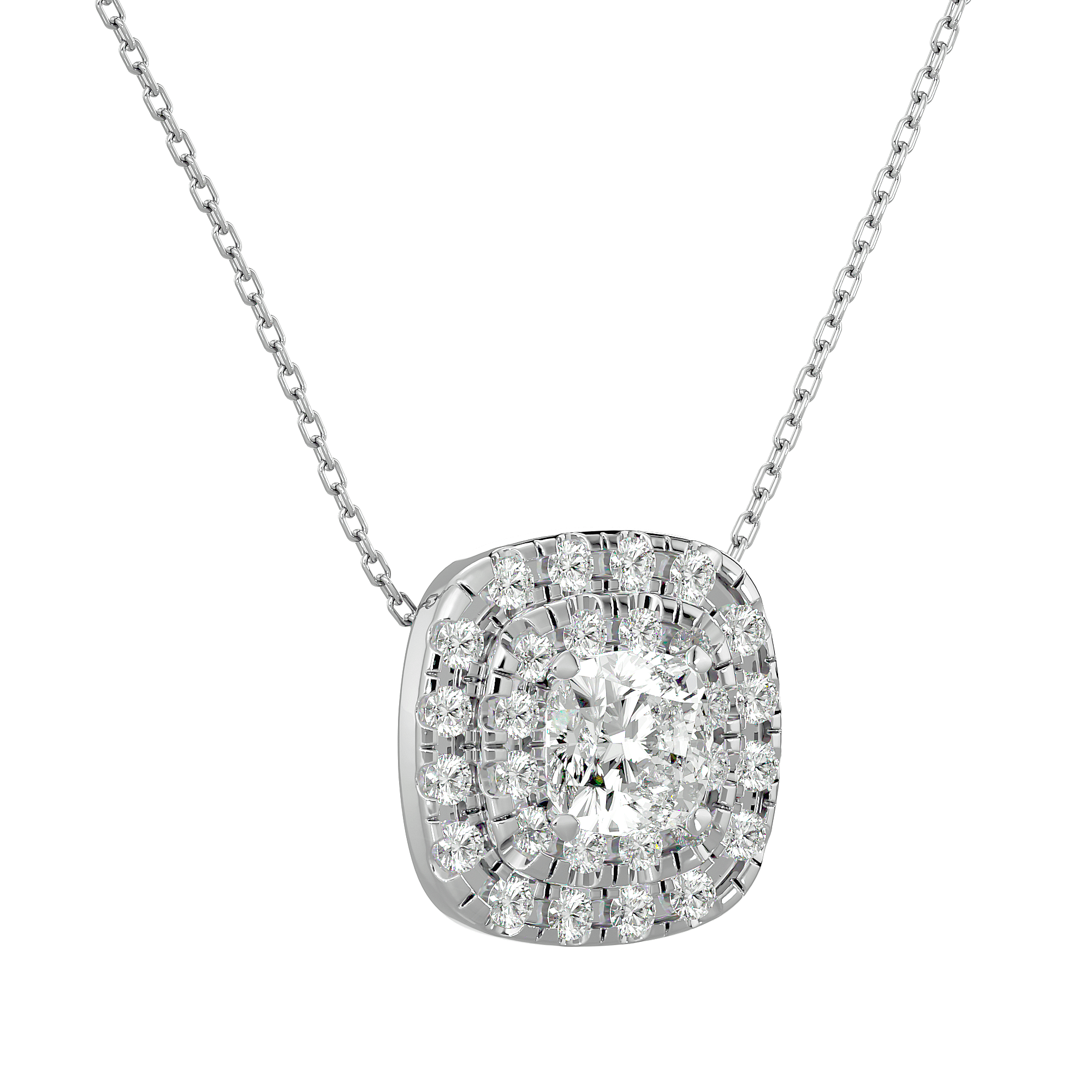 Artel - Diamond Pendant - White Gold - Superior Stirling