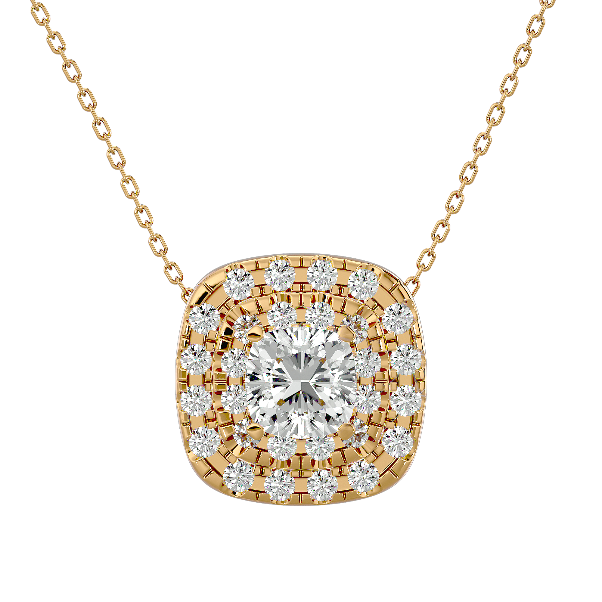 Artel - Diamond Pendant - Yellow Gold - Superior Stirling