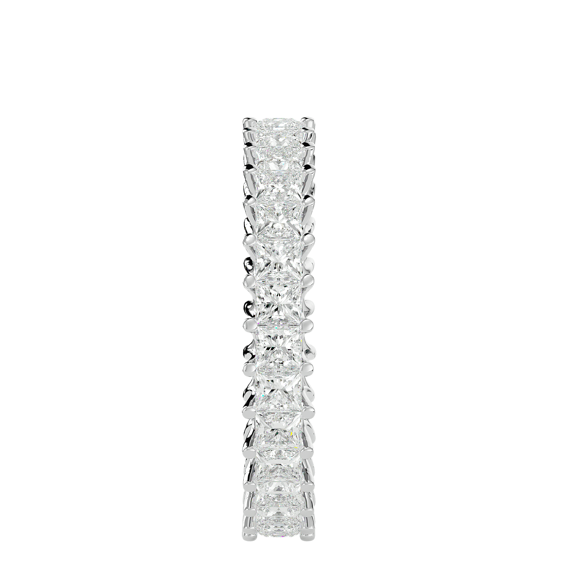 Ascher - Diamond Eternity Ring - White Gold - Superior Stirling