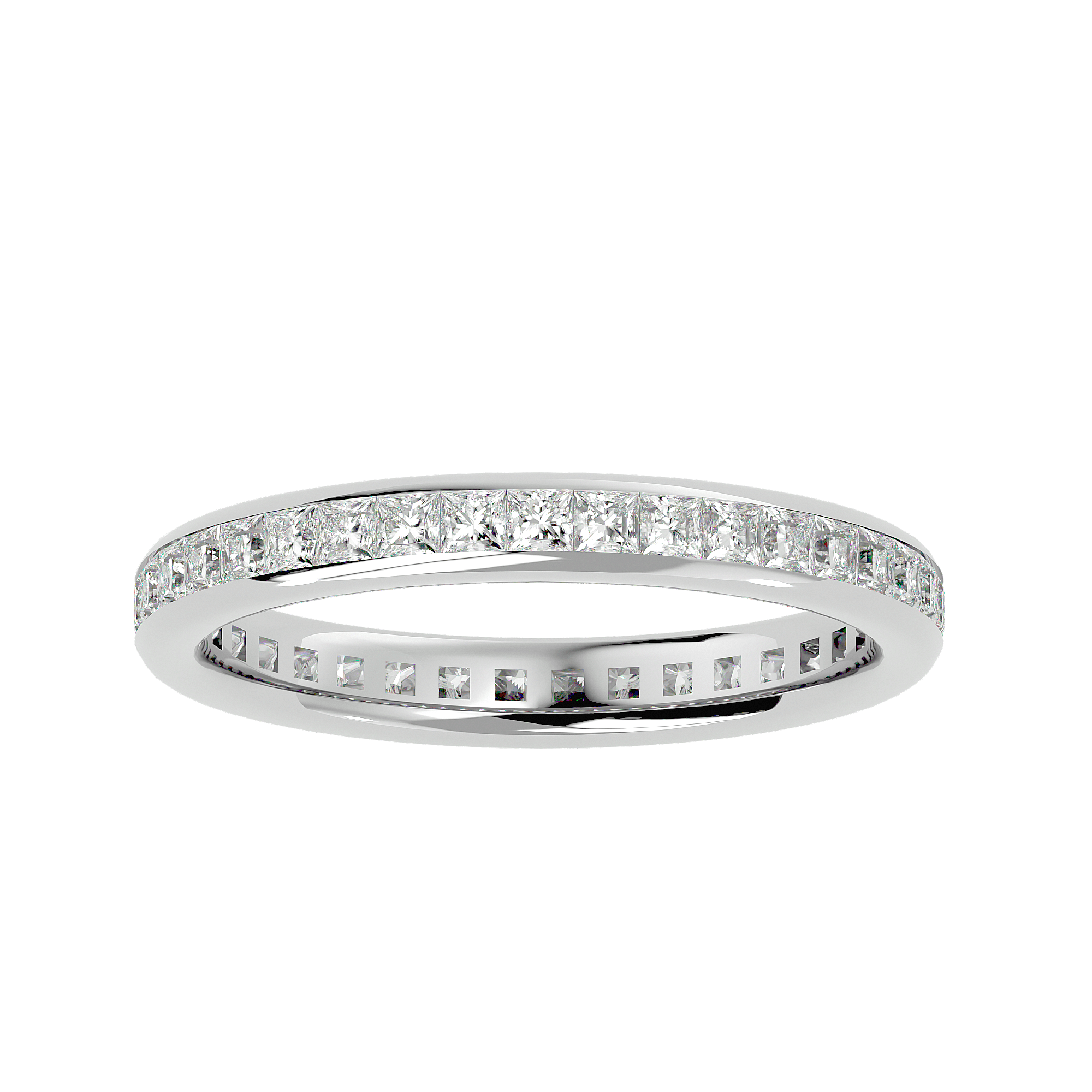 Ash - Diamond Eternity Ring - White Gold - Superior Stirling