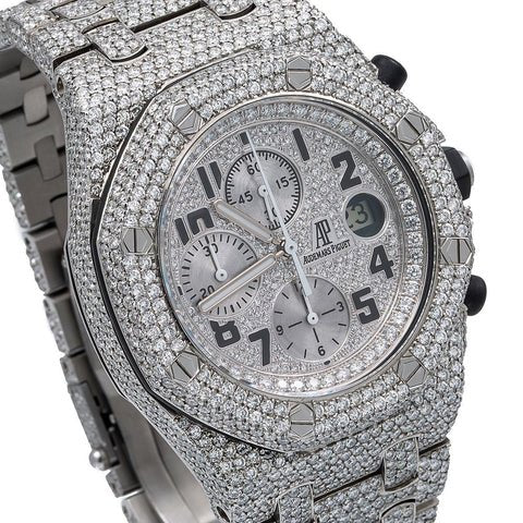 Audemars Piguet Royal Oak Offshore 25721ST Diamond Pave Set - Superior Stirling