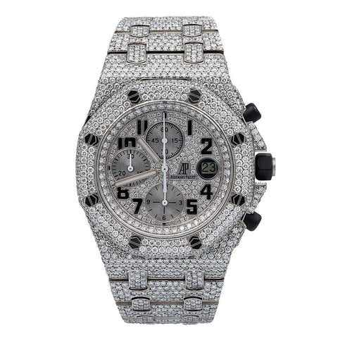 Audemars Piguet Royal Oak Offshore 25721ST Diamond Pave Set - Superior Stirling