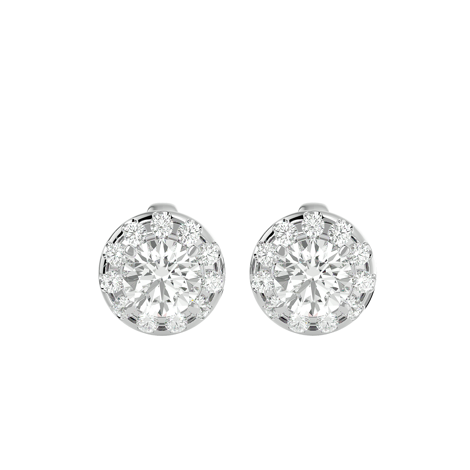 Bavard - Diamond Earrings - White Gold - Superior Stirling