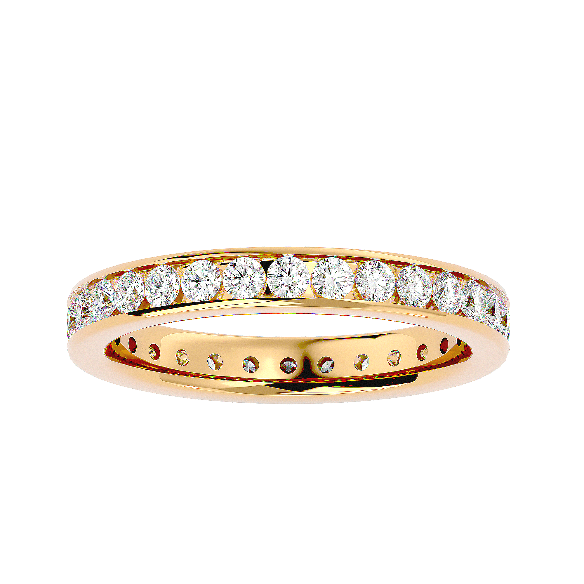 Belmont - Diamond Ring - Yellow Gold - Superior Stirling