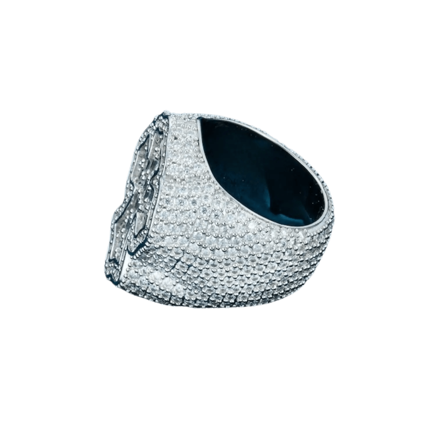 Diamond Cross Ring | White Gold - Superior Stirling