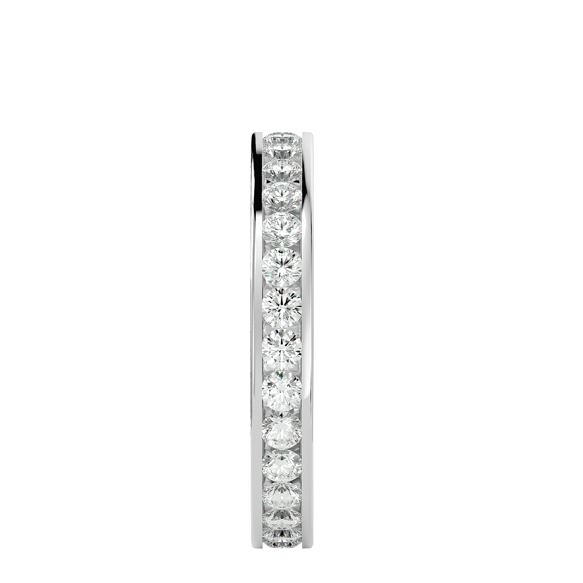 Dolcetto - Diamond Eternity Ring - White Gold - Superior Stirling