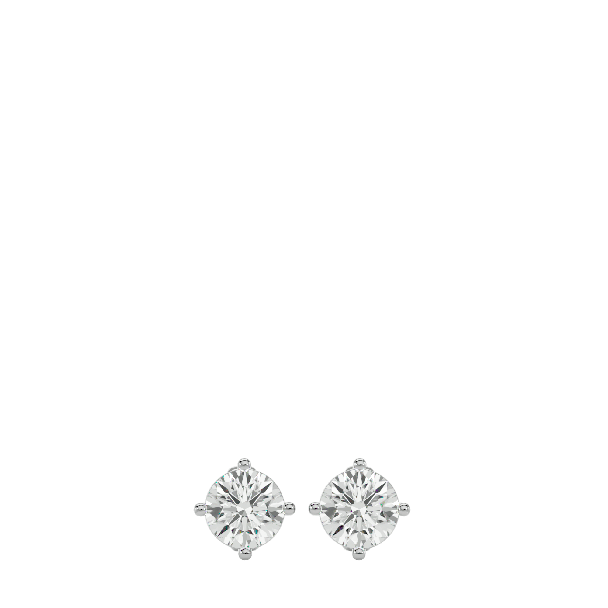 Eifel - Diamond Earrings - White Gold - Superior Stirling