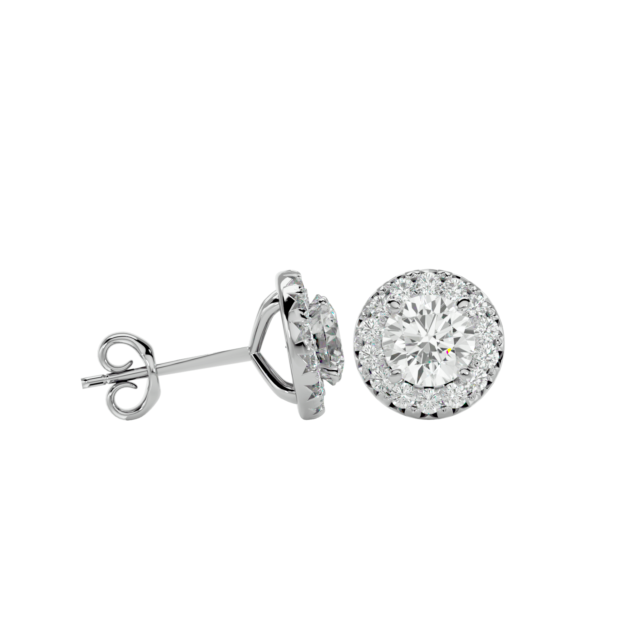 Encore - Diamond Earrings - White Gold - Superior Stirling