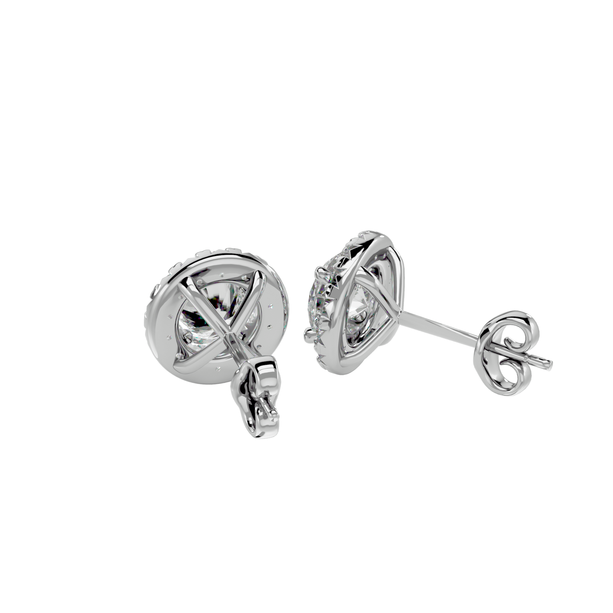 Encore - Diamond Earrings - White Gold - Superior Stirling