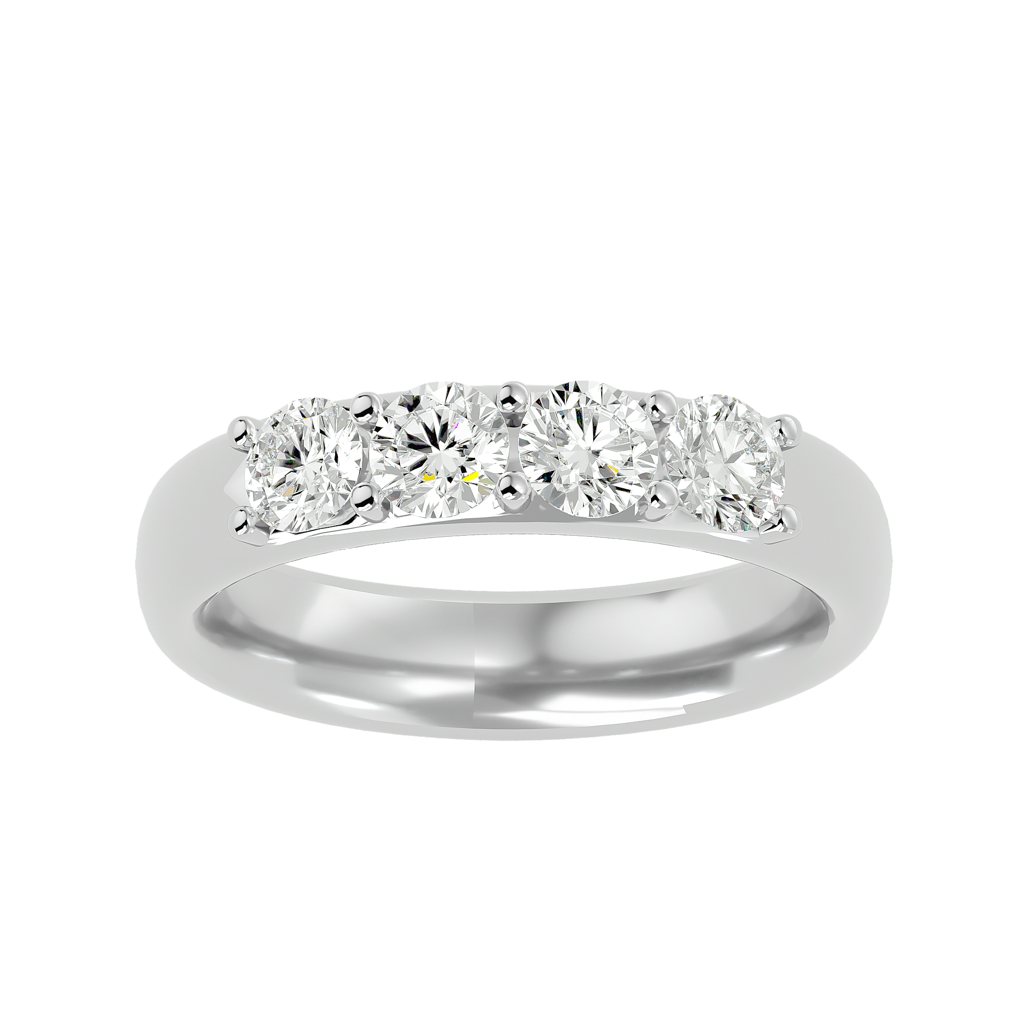 Jacques - Diamond Eternity Ring - White Gold - Superior Stirling