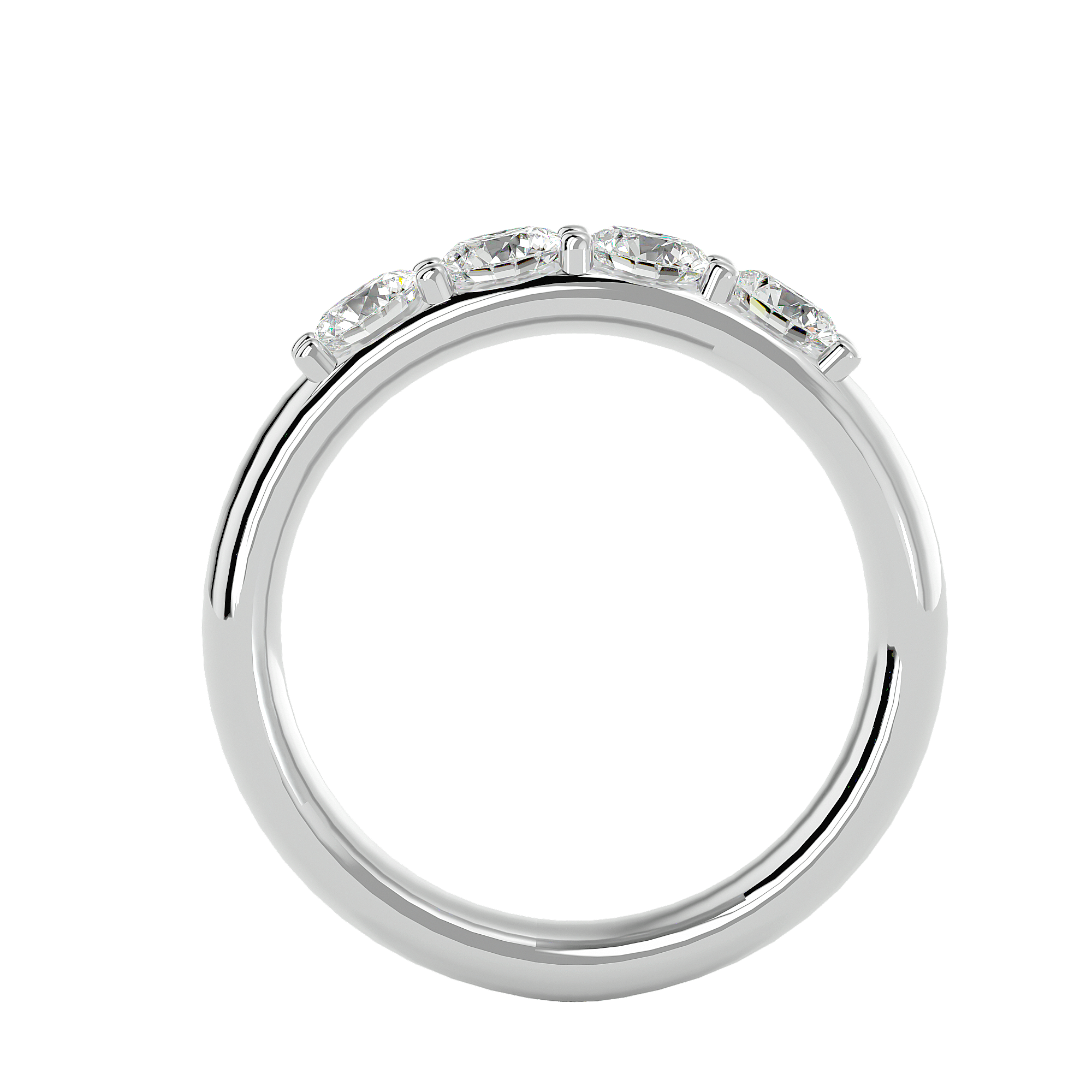 Jacques - Diamond Eternity Ring - White Gold - Superior Stirling