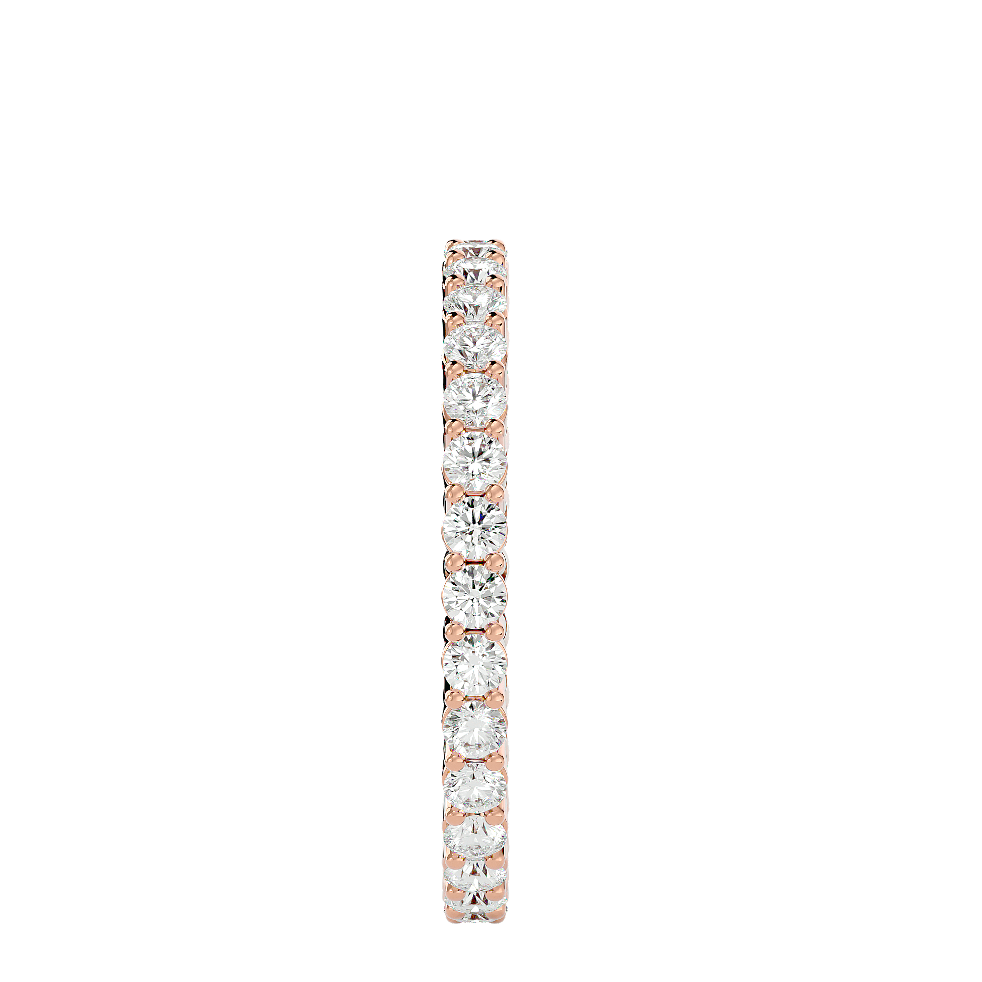 Pristine - Diamond Eternity Ring - Rose Gold - Superior Stirling