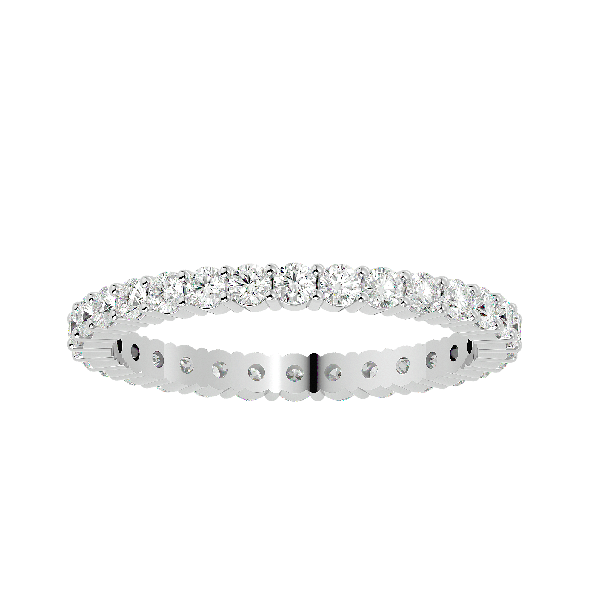 Pristine - Diamond Eternity Ring - White Gold - Superior Stirling