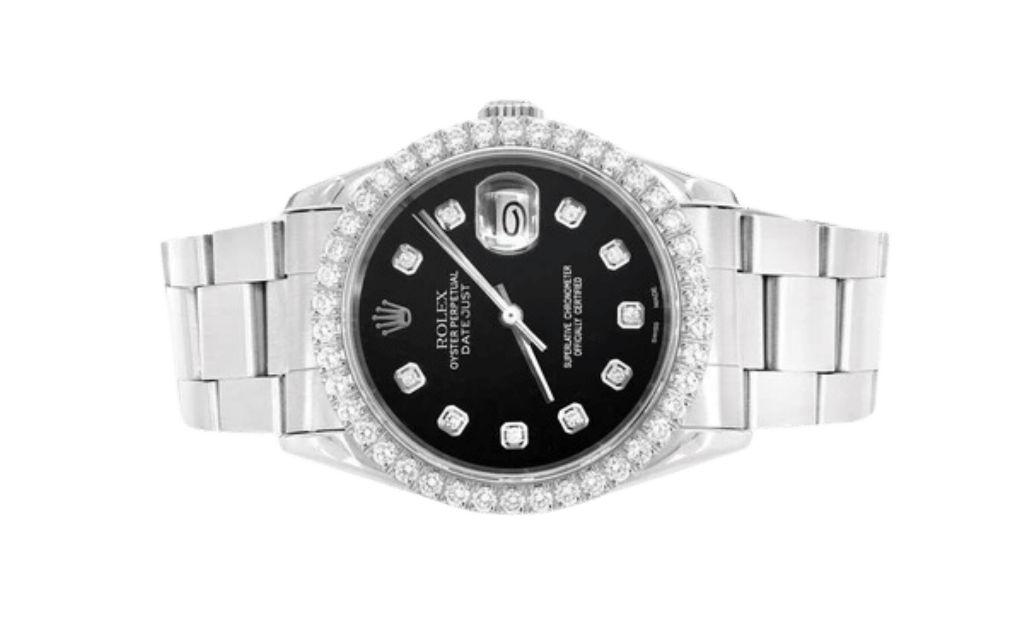 Rolex DateJust in Steel with a White Diamond Bezel - 36MM - Superior Stirling