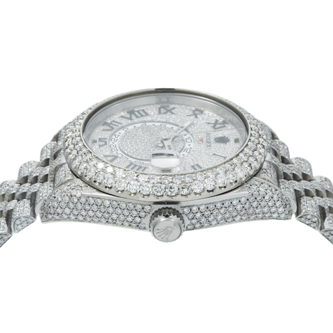 Rolex Sky - Dweller 326964 42MM Diamond Pave Set - Superior Stirling