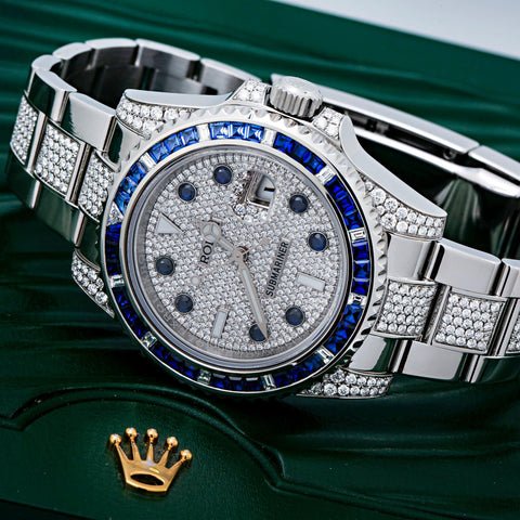 Rolex Submariner 116610 Diamond Pave Set - Superior Stirling