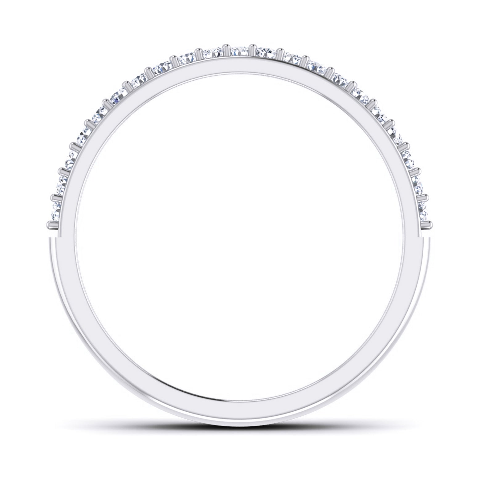 Stropez - Diamond Eternity Ring - White Gold - Superior Stirling