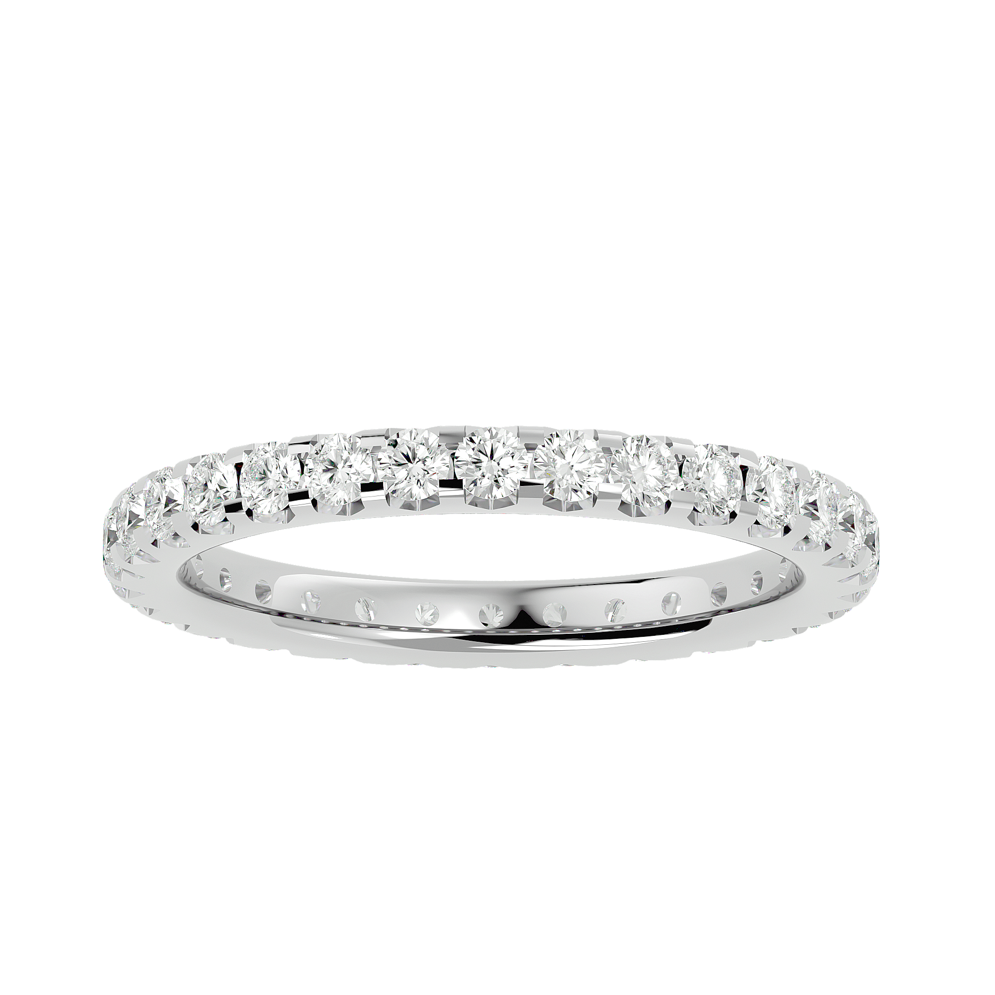 Tresen - Diamond Eternity Ring - White Gold - Superior Stirling