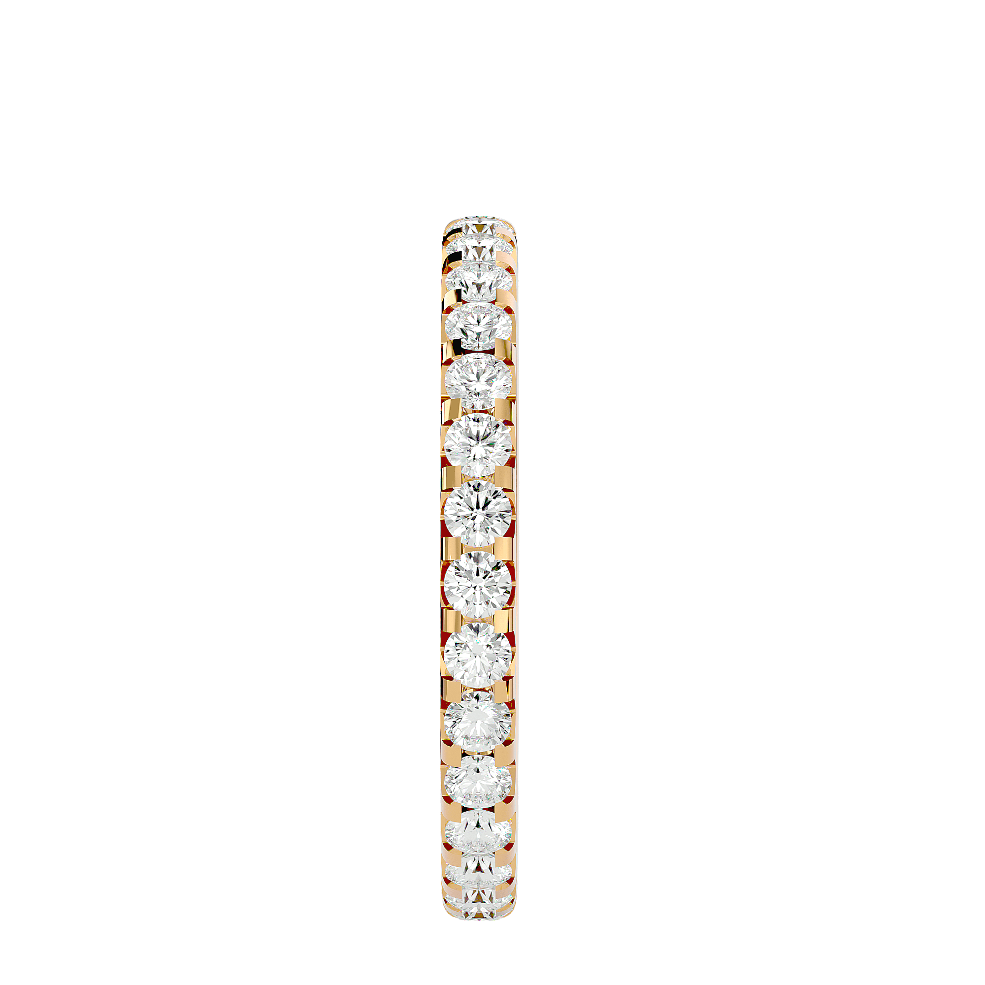 Tresen - Diamond Eternity Ring - Yellow Gold - Superior Stirling