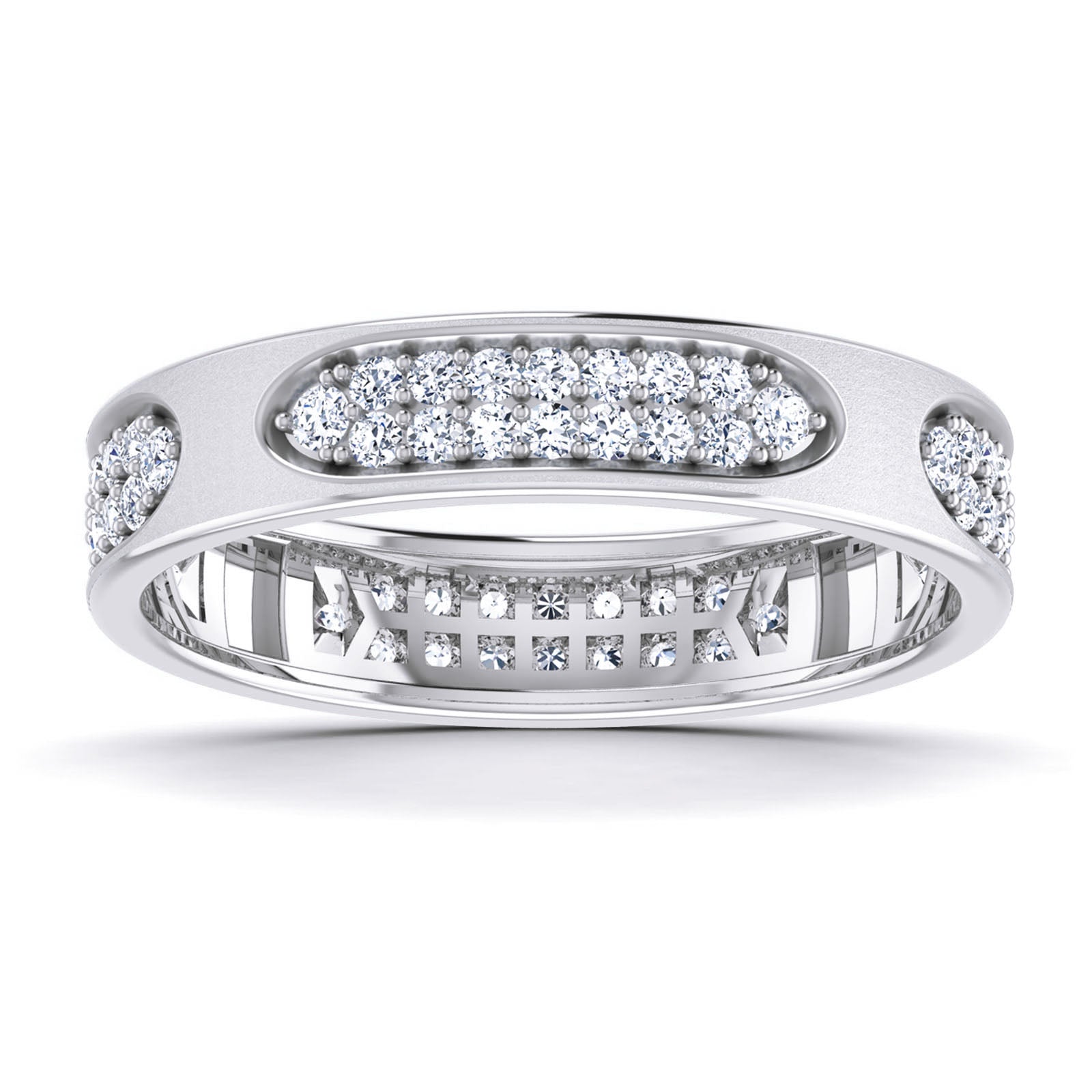 Vantrell - Diamond Ring - White Gold - Superior Stirling